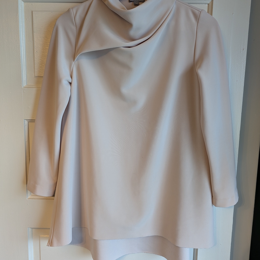 COS Cream Textured Top